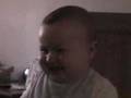 Baby busting-a-gut laughing!