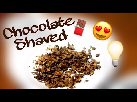 video-linktoworks-How to Make Chocolate Shavings - YouTube