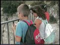 Albert, Noelia y Judit en Rupit viendo el Salt de Sallent