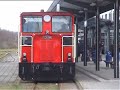 Wangerooge Inselbahn Ankunft Bahnhof BW