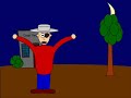 an animation i made a few years ago as part of my highschool it course's flash animation unit.  the song is ghost chickens in the sky by sean morey (i think).