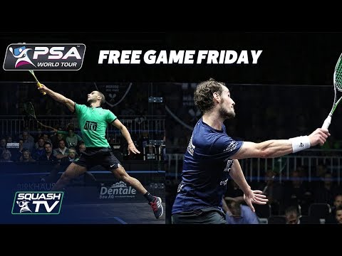 ABSOLUTELY EPIC SQUASH GAME - Gaultier v Abouelghar - Free Game Friday