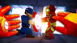 Ironman Vs Captain America Craftronix Minecraft Animation