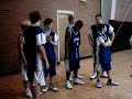 Our son Drew and his basketball team