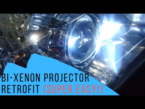 video-linktoworks-Retrofit Projector Bi-Xenon Headlights DIY! EASY!