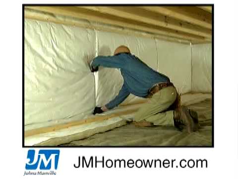 how to insulate under a crawl space