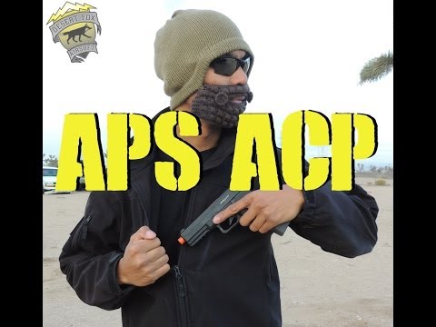 DesertFox Airsoft: APS ACP and Spetzgear Kydex Holster Review
