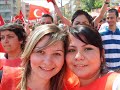 honaz dan denizliye cumhurıyet mitingine