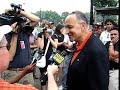 Sen. Charles Schumer at the Red Hook Ball Fields Sen. Charles Schumer at the Red Hook Ball Fields