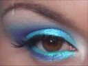 purple and blue makeup tutorial