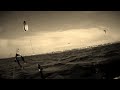 Kitesurfing at Bork Havn Ringkøbing Fjord