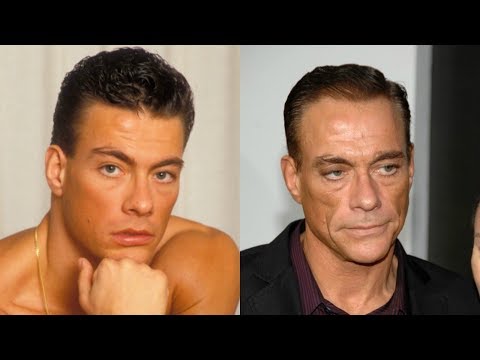 Jean-Claude Van Damme transformation from 1 to 57 years old