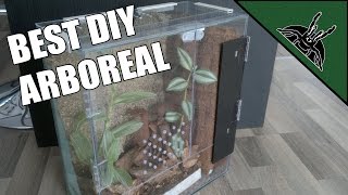 DIY - The best ARBOREAL ENCLOSURE design! - Poecilotheria enclosure/terrarium