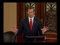 Thune Speaks in favor of delaying health care tax increases.