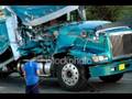 Semi truck crashes 1