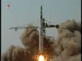 North Korea TV shows missile launch