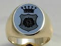 Signet Ring with Carved  Sardoynx  Crest