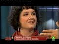 alicia decibelios entrevistada por buenafuente, por poco se le hace confetis los oidos, me reta a gritar en directo.jajjaa :)