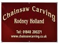 chainsaw carving of a large eagle