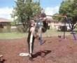 Hurricanrana onto his head Xtreme park wrestling