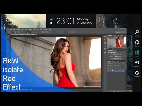 how to isolate black in photoshop