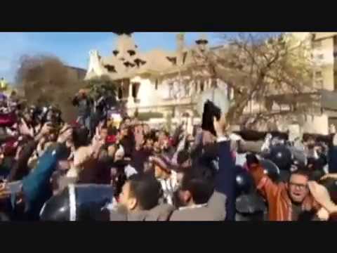 تظاهره بعد الحكم بمصرية تيران وصنافير