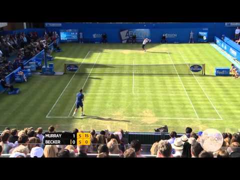 Murray - Watch quarter-final highlights from the Aegon Championships on Friday at the Queen's Club in London, featuring top-seeded Andy Murray vs. Benjamin Becker. Vi...