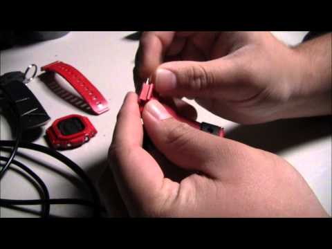 how to adjust g shock watch band