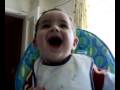 Funny Baby laughing loudly, kahkaha atan komik bebek