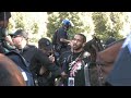 DNC Protests: Protester and police confrontation