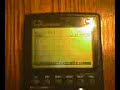 Melody from Pocket Calculator (Kraftwerk) on an HP 50g