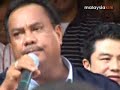 Final scenes of anti forum protest