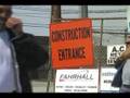 Prestressed strikers picket WFCU arena