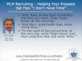 MLM Recruiting: Help Prospects Get Past I Don't Have Time