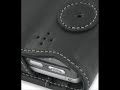 PDair Leather Case for HP iPAQ hw6500 Series- Flip Type (Bla