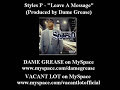 teledysk, klip, Styles P,- Leave a Message