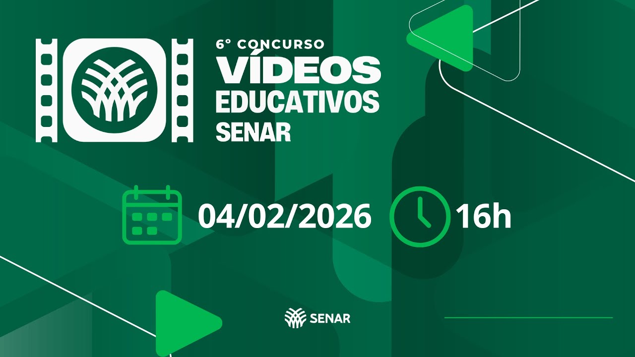 6º Concurso de Vídeos Educativos do Senar