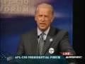 videos de Barb Janusiak (WFNHP Member) at the AFL/CIO Presidential Forum