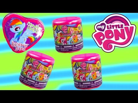 MLP Fash'ems Series 3 Squishy My Little Pony Rainbow Dash Friendship Candy Hearts Valentines Day
