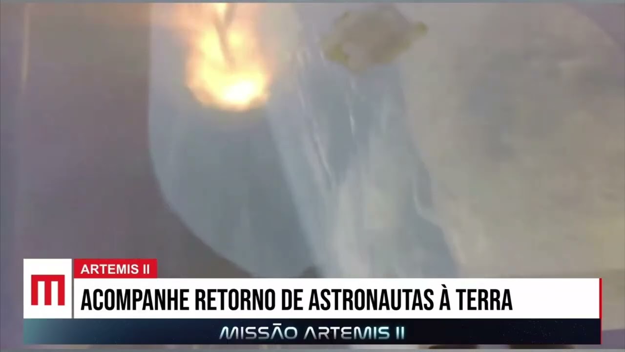 Assista o que veem os astronautas durante a reentrada de uma nave espacial na Terra