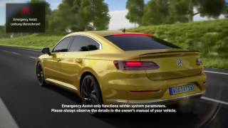 VW Arteon - Asistan sistem acil yardm video 