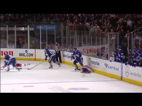 Dion Phaneuf's MASSIVE Hit on Mike Sauer