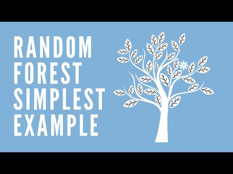 Simplest example of Random Forest