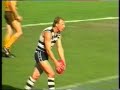 One of Ablett's best games in what was a bittersweet match for Geelong fans. Ablett kicked nine goals, a record for a Grand Final, and collected the Norm Smith Medal for best on ground. His goal from a boundary thow-in in the forward pocket is one of the all time great finals goals.