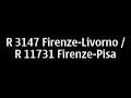 Il sorpasso (R 3147 Firenze-Livorno e R 11731 Firenze-Pisa:)