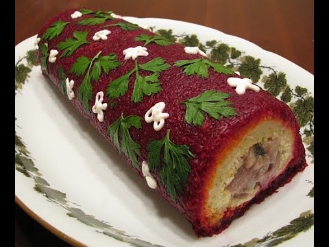 Селедка под шубой рулетом