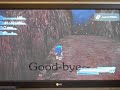 Sonic - Flame Core -- Sonic is hanging upside down!