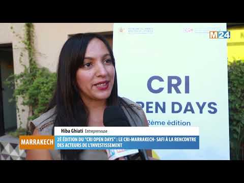 2è édition du “CRI Open Days”: Le CRI-Marrakech- Safi à la rencontre des acteurs de l’investissement