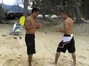 Kicking it on the beach. Kicking it on the beach.
