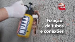 Fixação e preenchimento com Espuma PRO30 ERGO